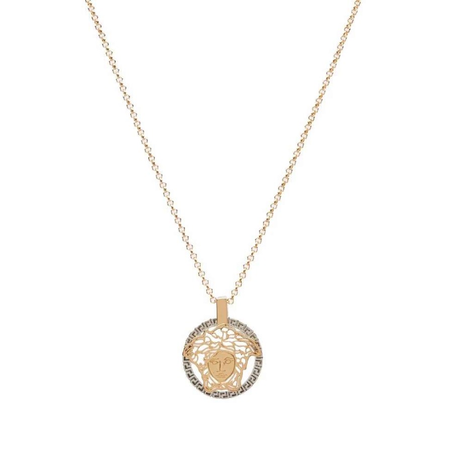 Accessories * | Versace Medusa Medallion Necklace