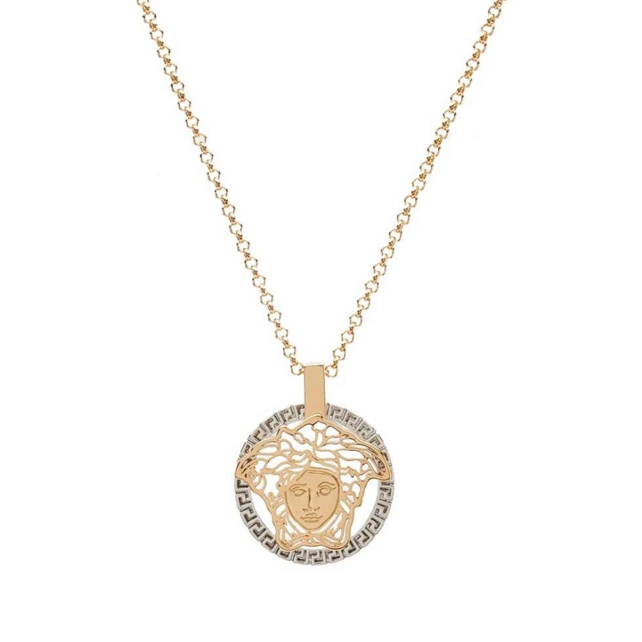 Accessories * | Versace Medusa Medallion Necklace