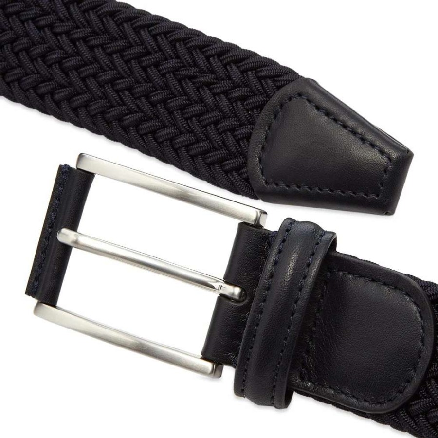 Accessories * | Andersons Anderson'S Woven Round Textile Belt