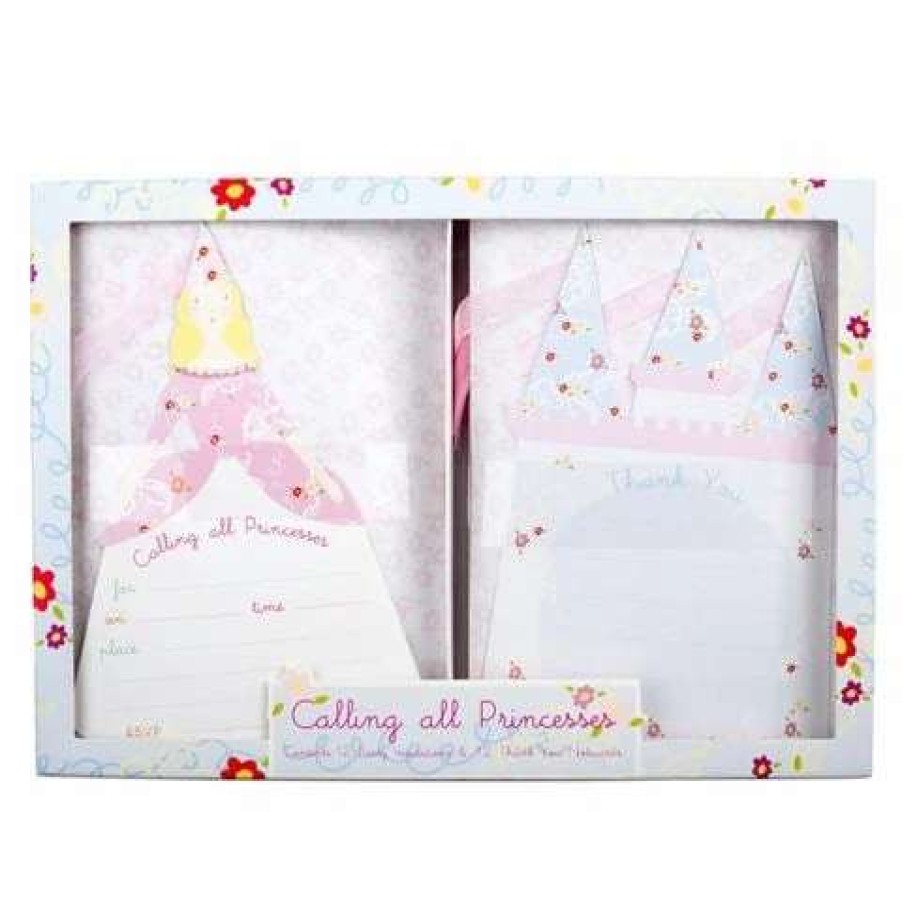 Gift Wrapping & Cards * | Meri-Meri Princess Box Set Invitation And Thank You Notes