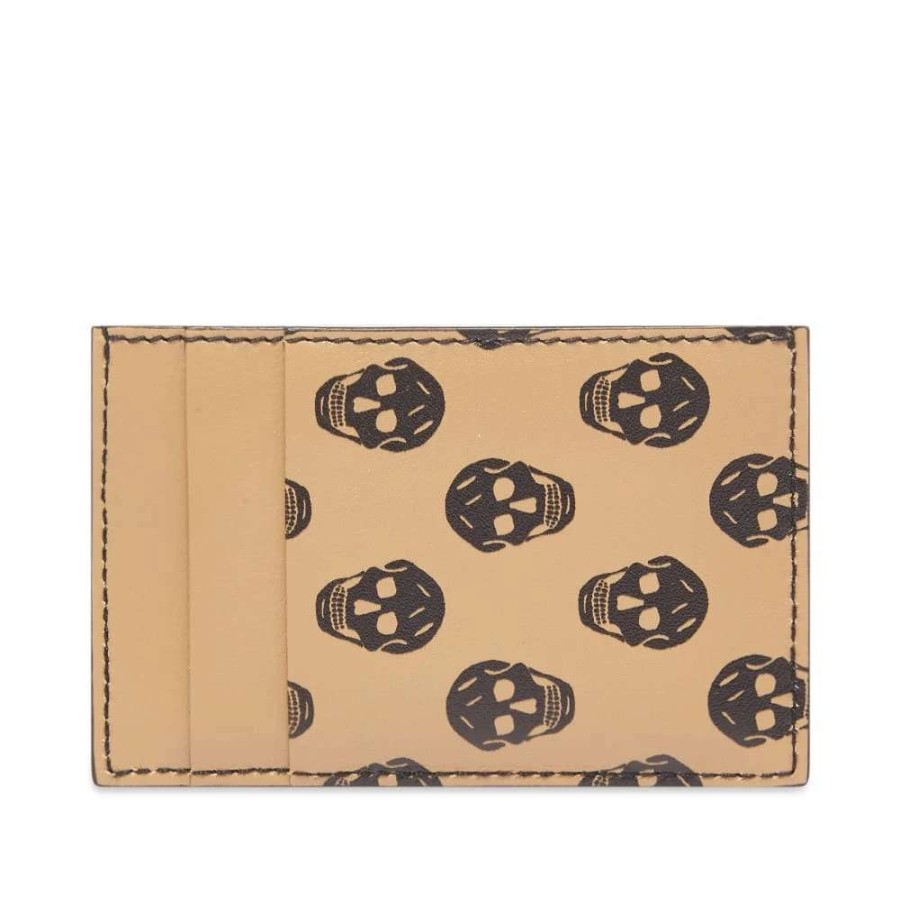 Accessories * | Alexander Mcqueen All Over Skull Card Holder