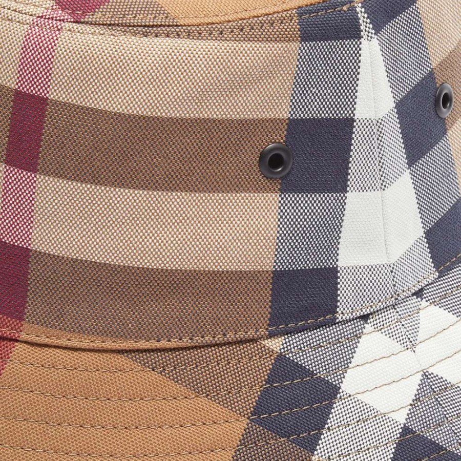 Accessories * | Burberry Canvas Check Bucket Hat