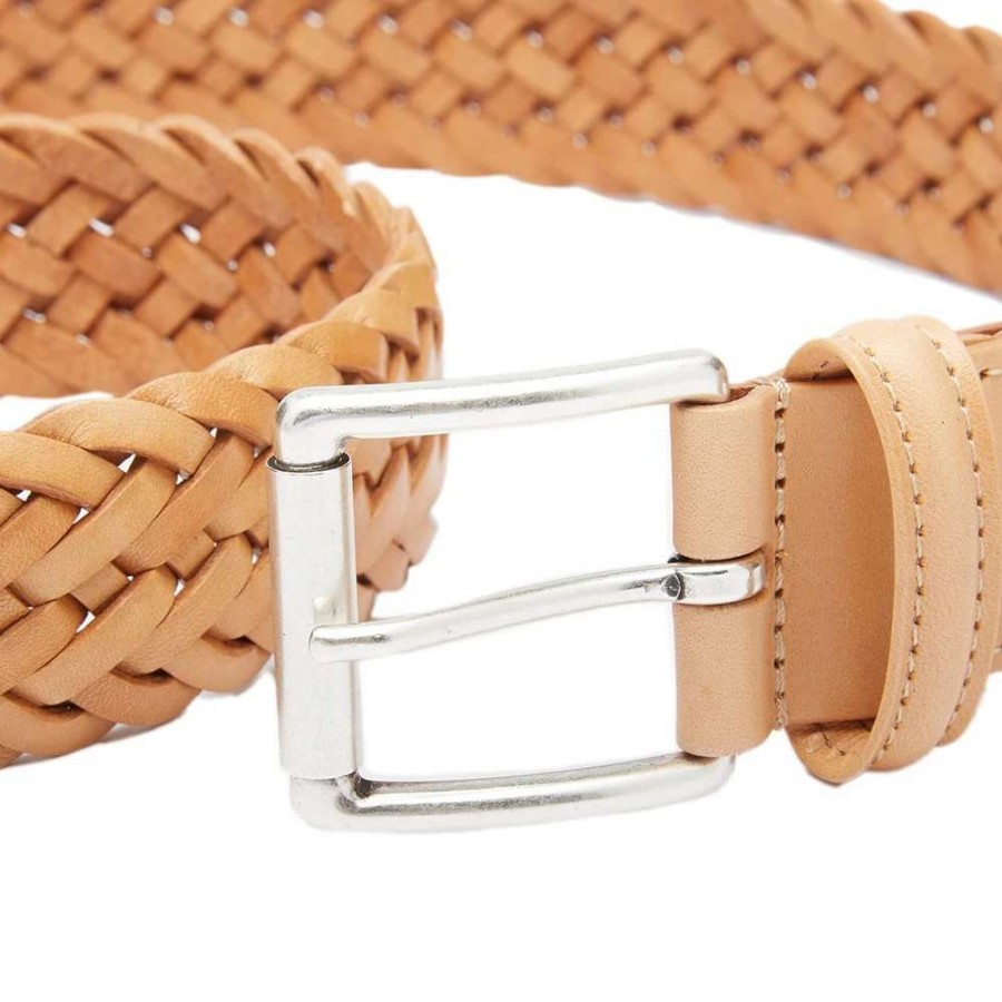 Accessories * | Andersons Anderson'S Woven Leather Belt