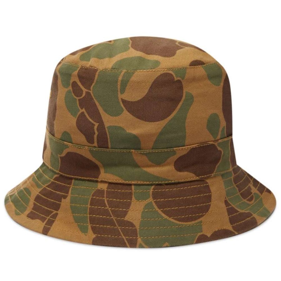 Accessories * | Universal Works Camo Bucket Hat