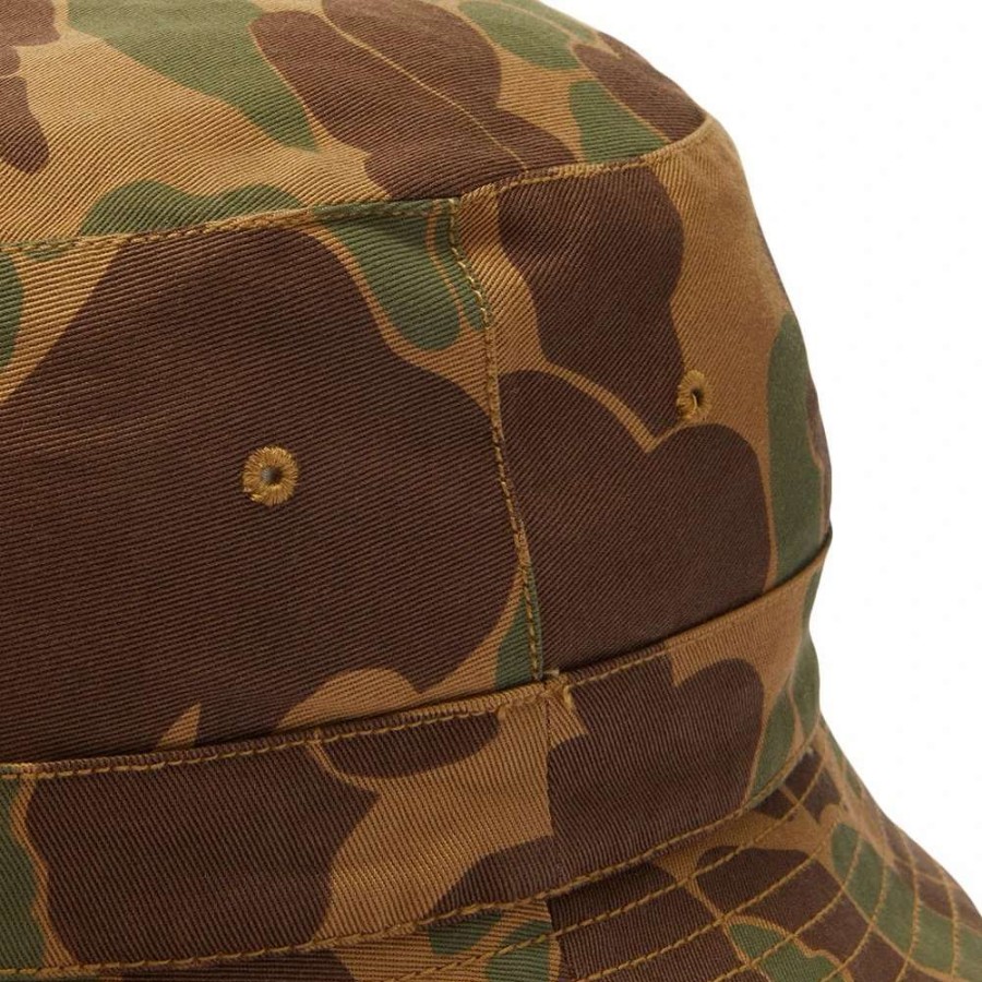 Accessories * | Universal Works Camo Bucket Hat