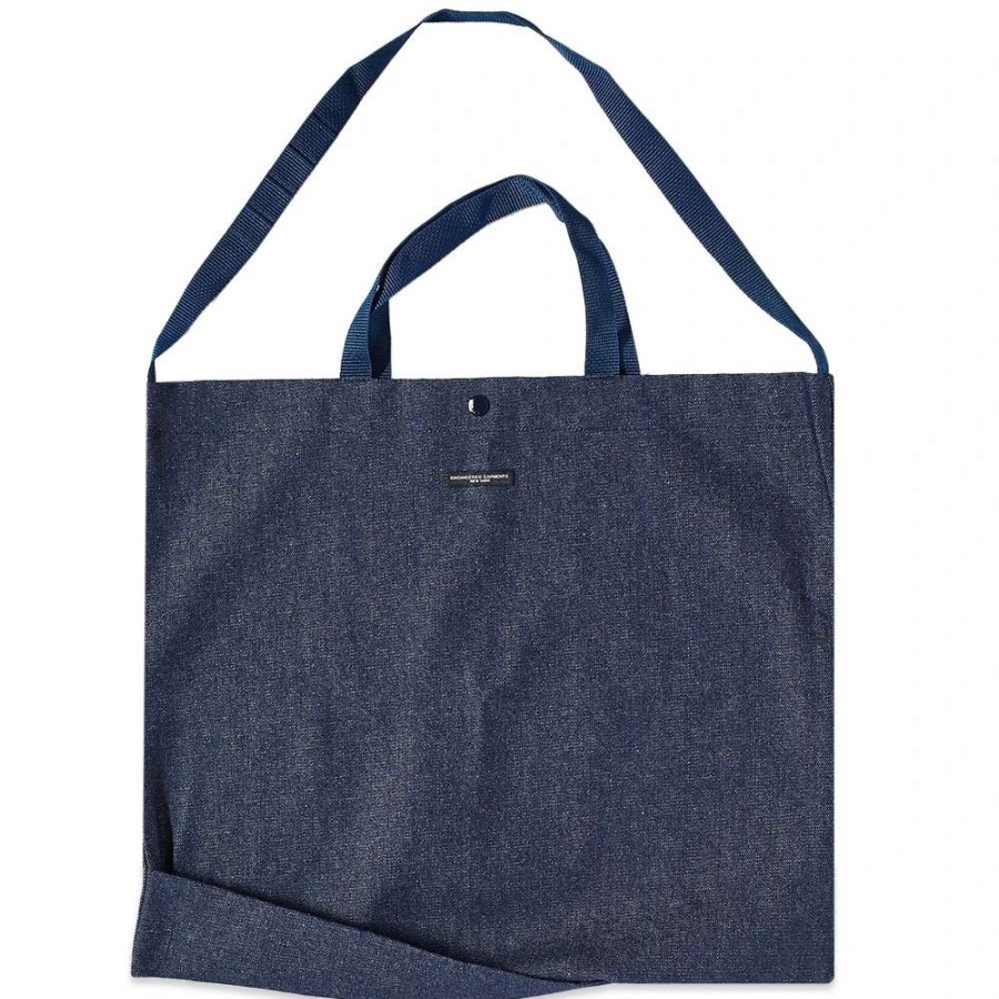 Accessories * | Engineered Garments Denim Carry-All Tote