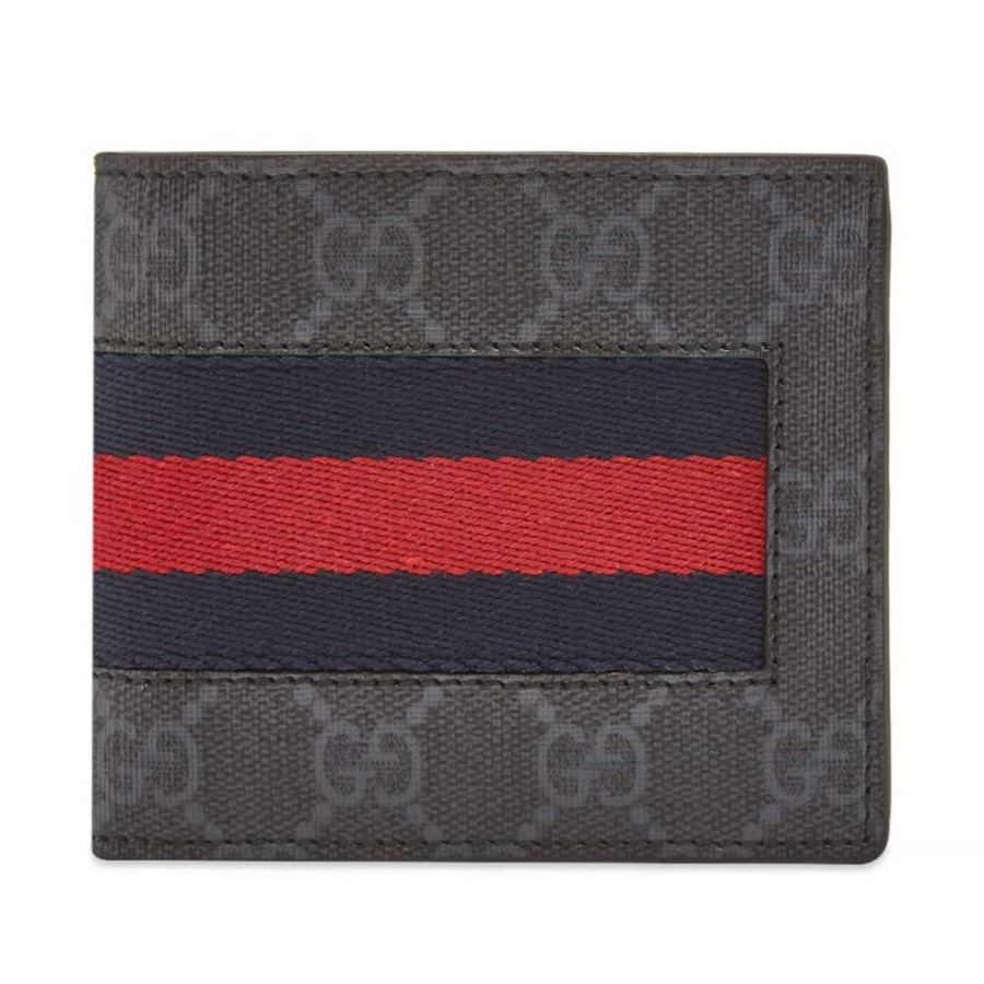 Accessories * | Gucci Grg Web Supreme Wallet