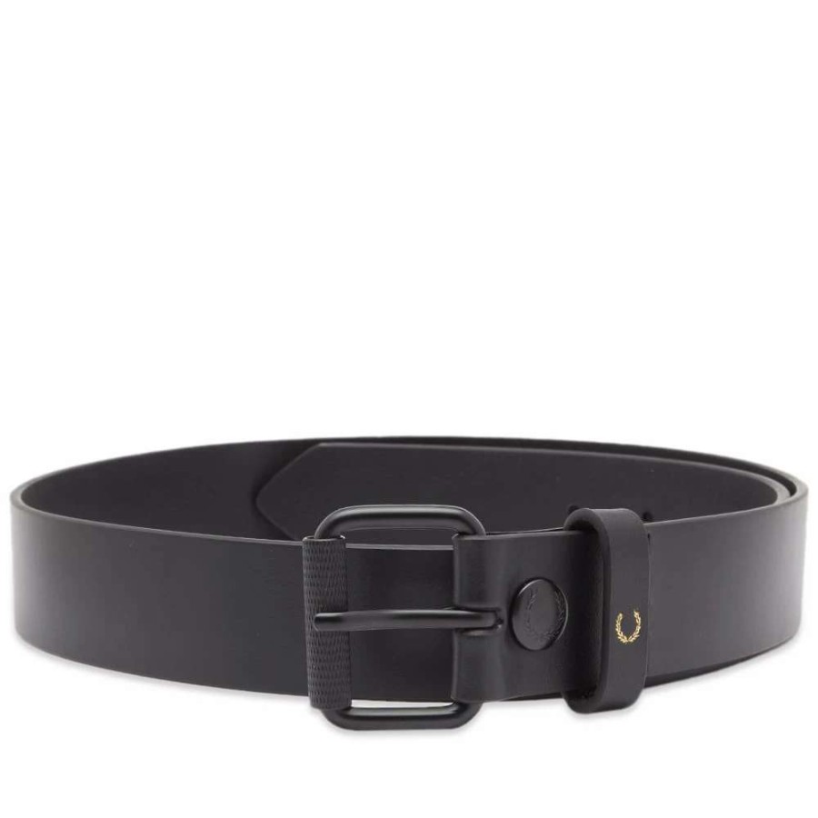 Accessories * | Fred Perry Authentic Fred Perry Leather Belt