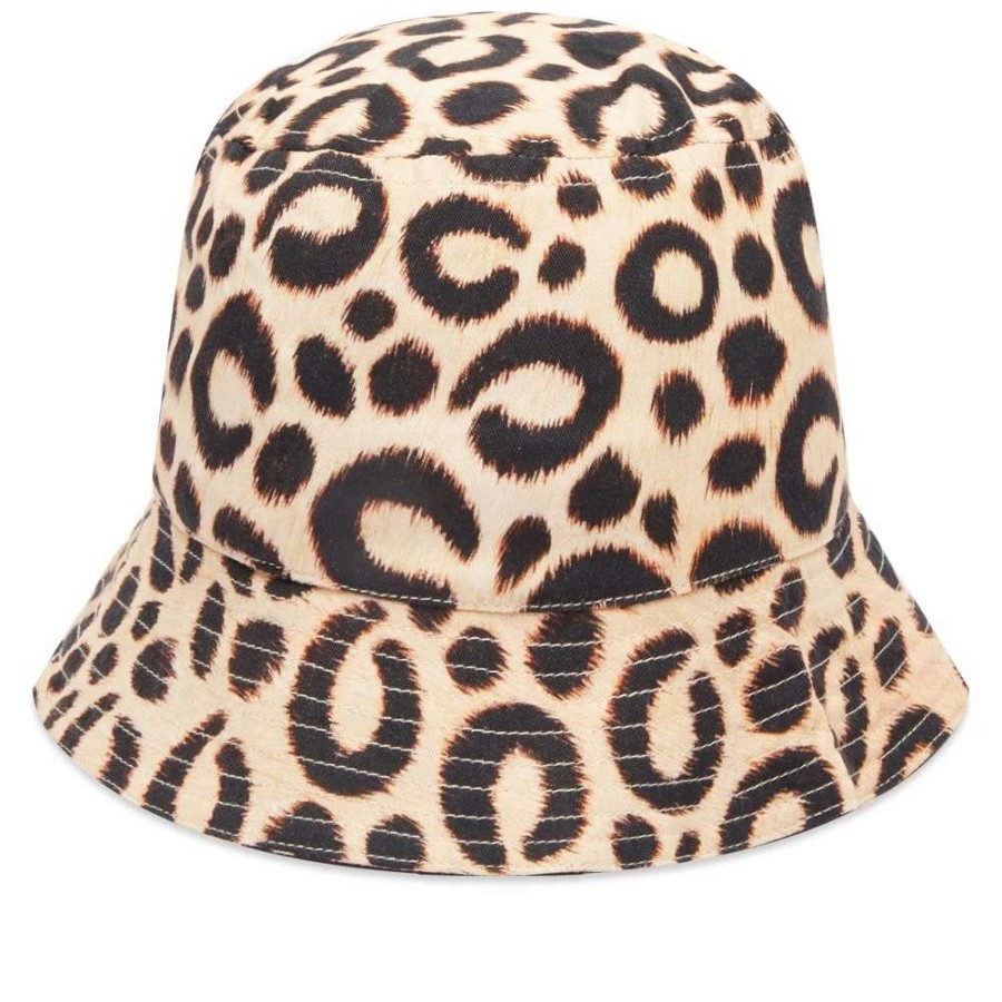 Accessories * | Endless Joy Leopard Bucket Hat