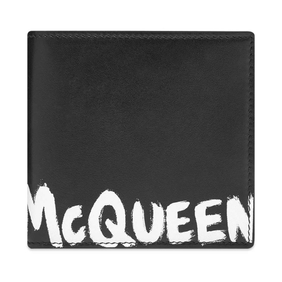 Accessories * | Alexander Mcqueen Graffiti Billfold Wallet