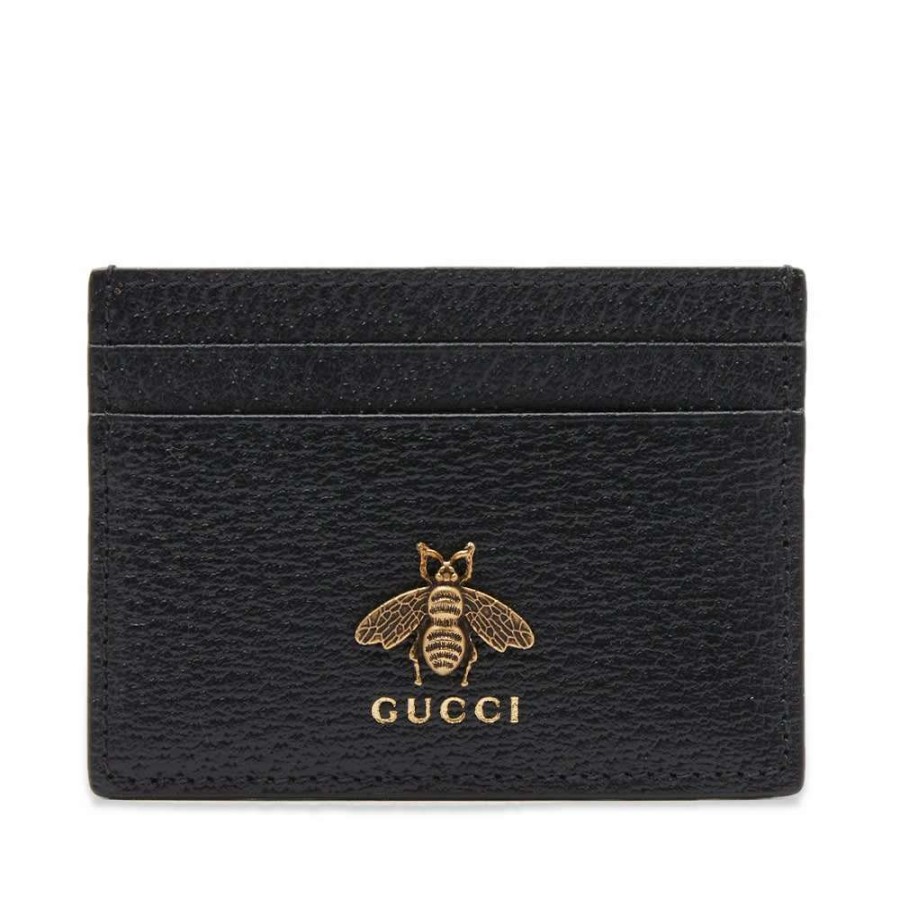 Accessories * | Gucci Bee Card Wallet