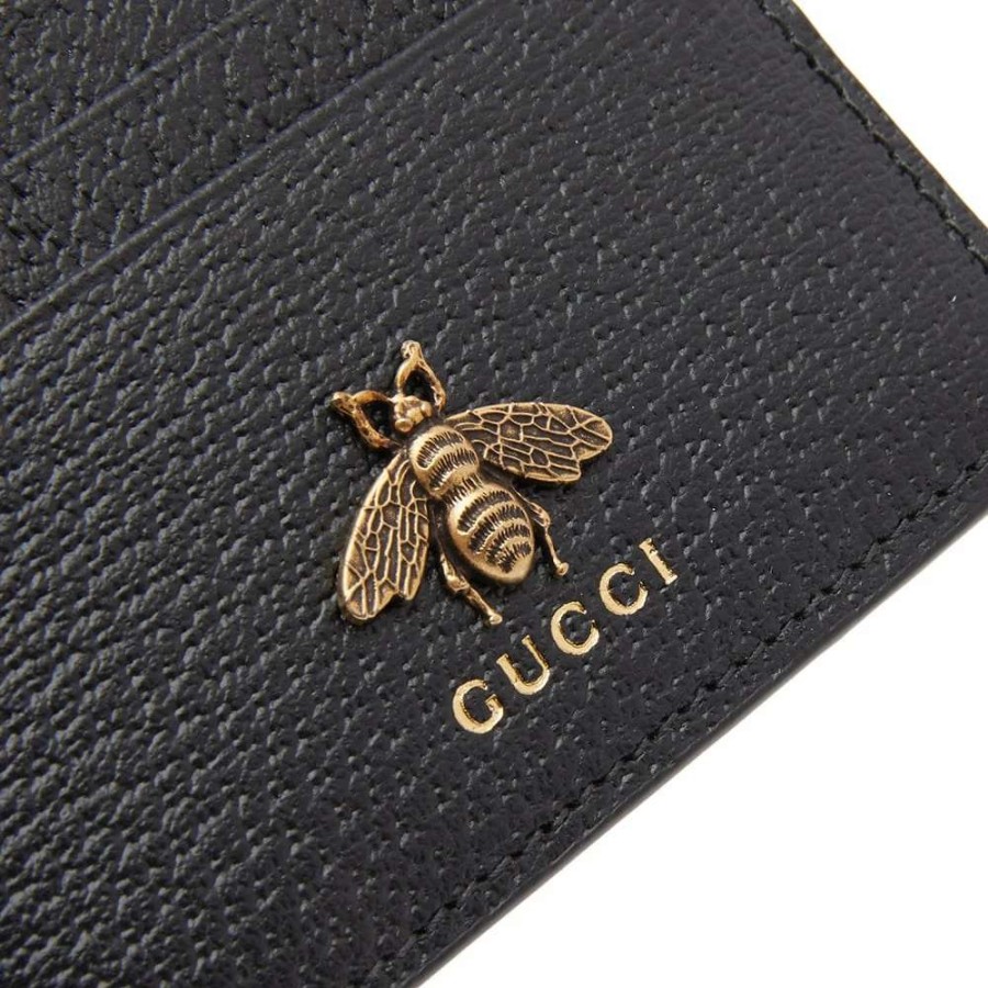 Accessories * | Gucci Bee Card Wallet