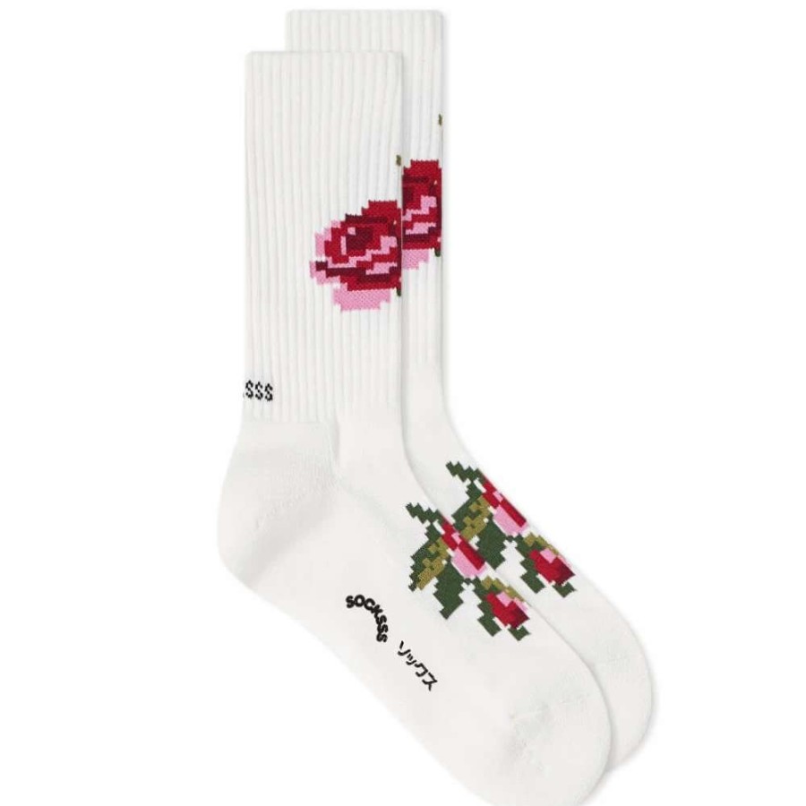 Accessories * | Socksss Pixel Flower Socks