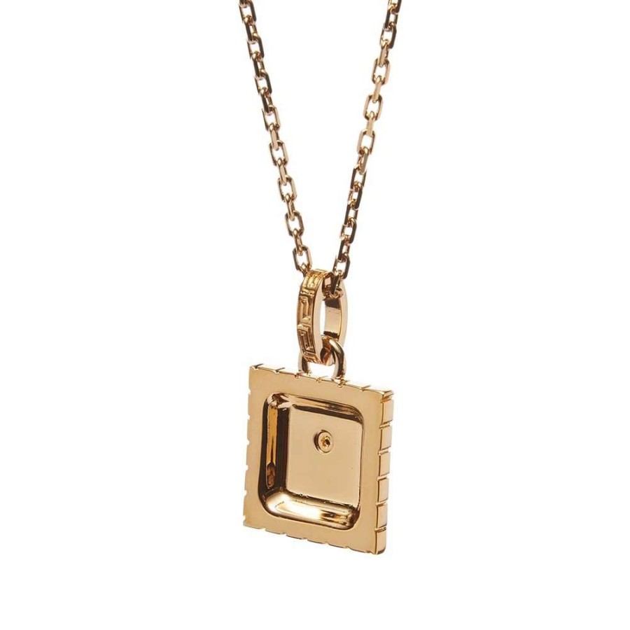 Accessories * | Versace Square Medusa Necklace