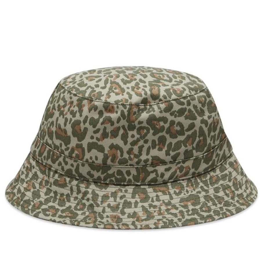 Accessories * | A.P.C. Mark Animal Print Bucket Hat