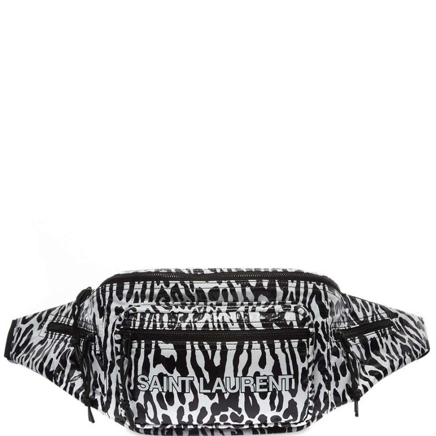 Accessories * | Saint Laurent Zebra Print Waist Bag