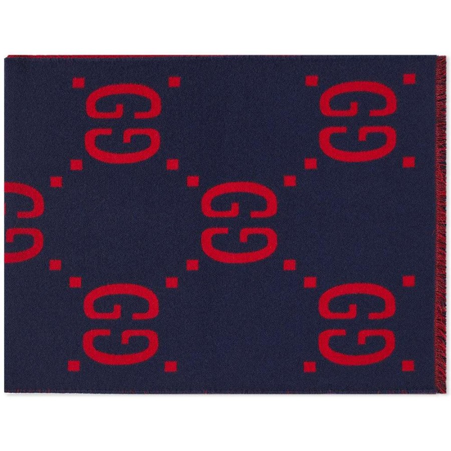 Accessories * | Gucci Gg Jaquard Scarf