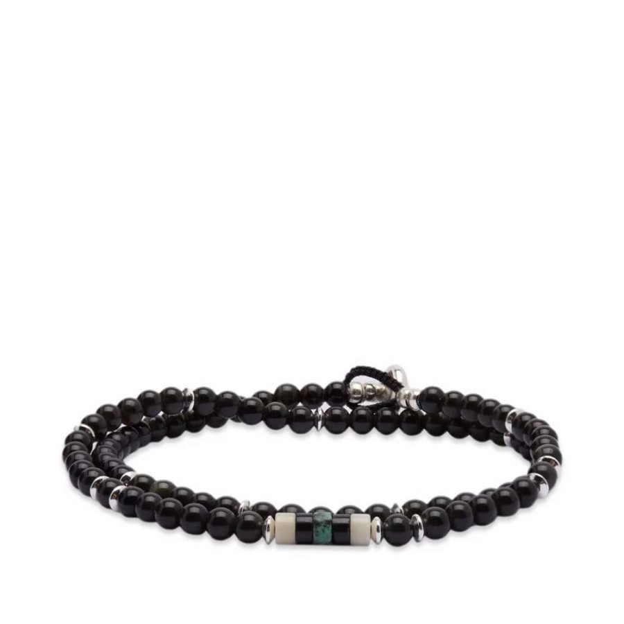 Accessories * | Mikia Double-Wrap Beads Bracelet