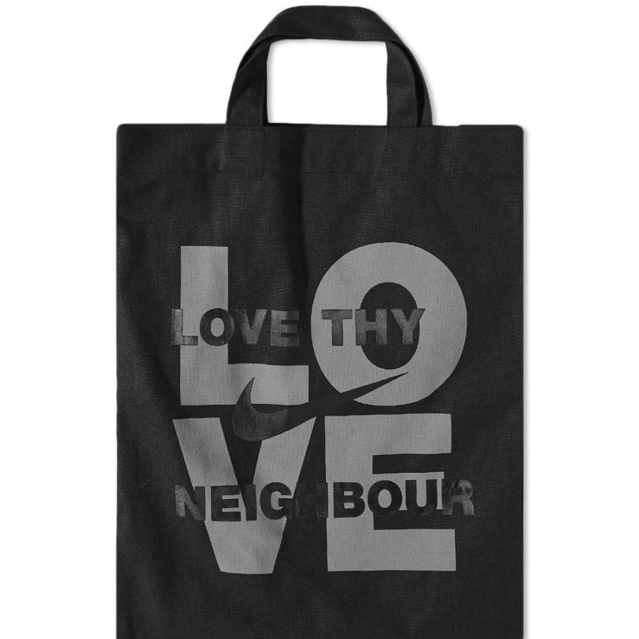 Accessories * | Comme Des Garcons Black X Nike Love Thy Neighbour Tote