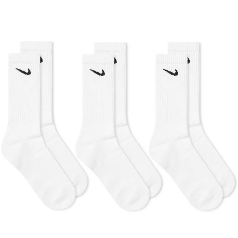 Accessories * | Nike Cotton Cushion Crew Sock 3 Pack