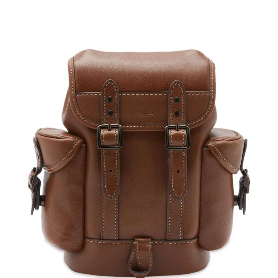 Accessories * | Coach Hitch Leather Backpack