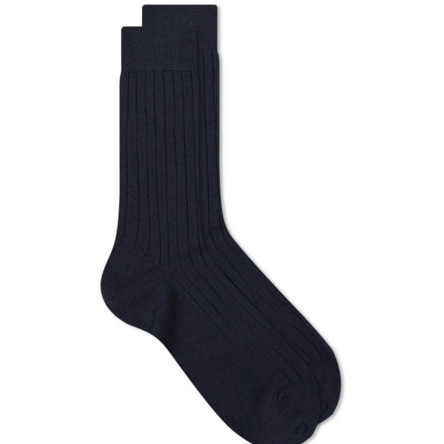 Accessories * | Sunspel Rib Sock