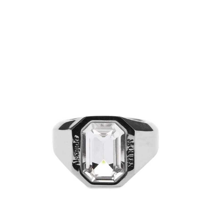 Accessories * | Alexander Mcqueen Gemstone Ring