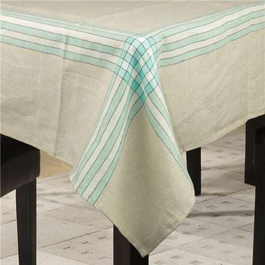 Table Accessories * | Charvet Editions Lunch Tablecloth Jade 280X175Cm