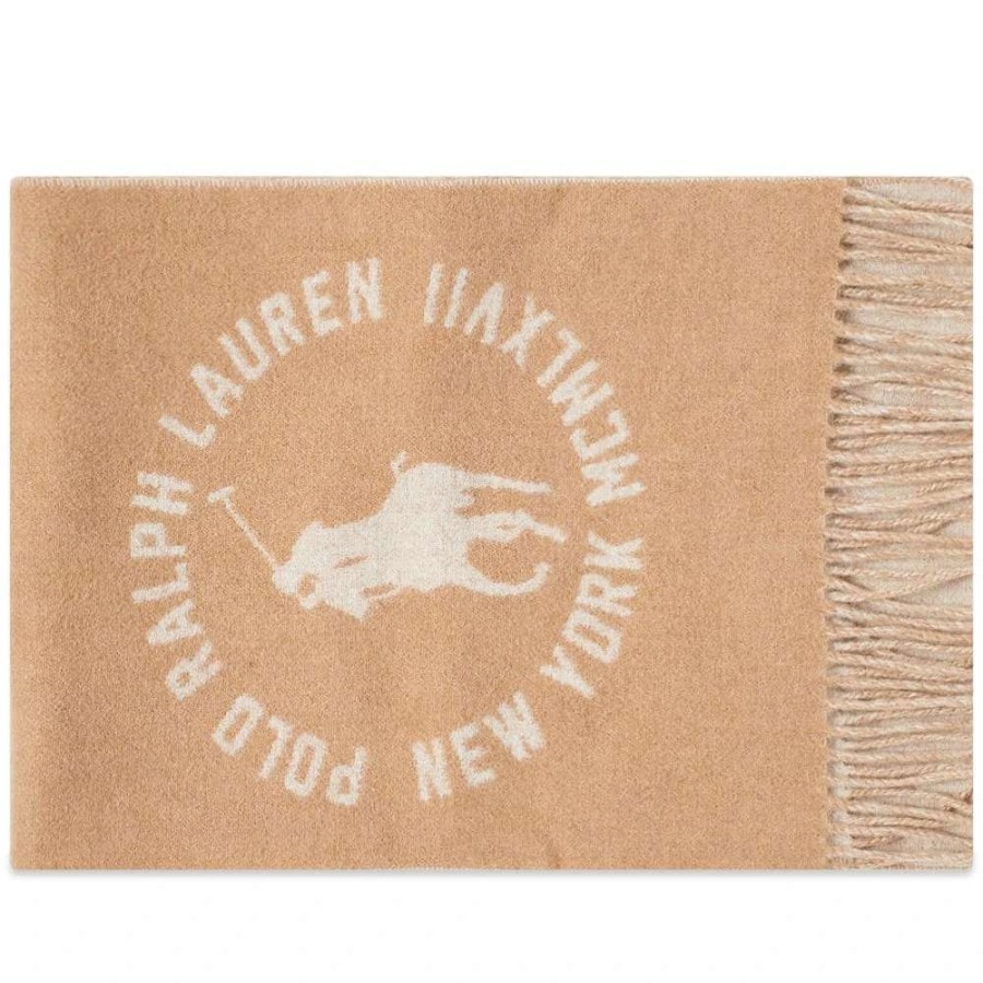 Accessories * | Polo Ralph Lauren Pony Player Logo Scarf