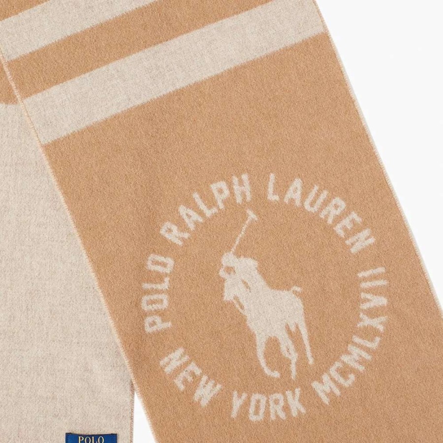 Accessories * | Polo Ralph Lauren Pony Player Logo Scarf