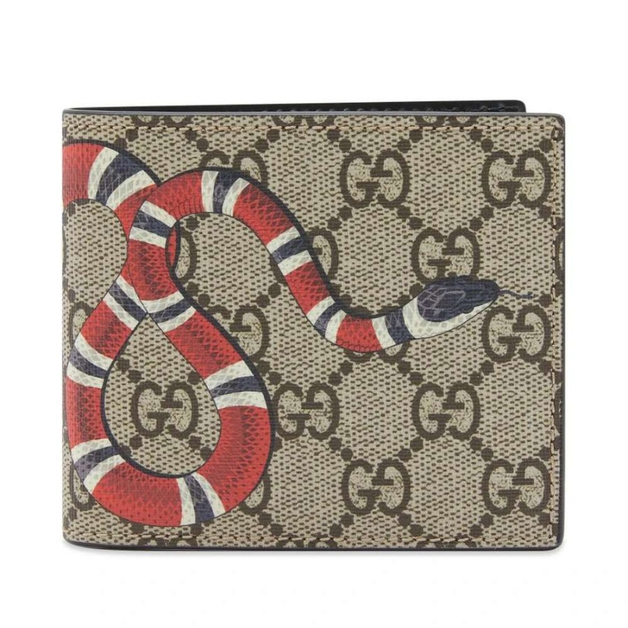 Accessories * | Gucci Gg Supreme Snake Wallet