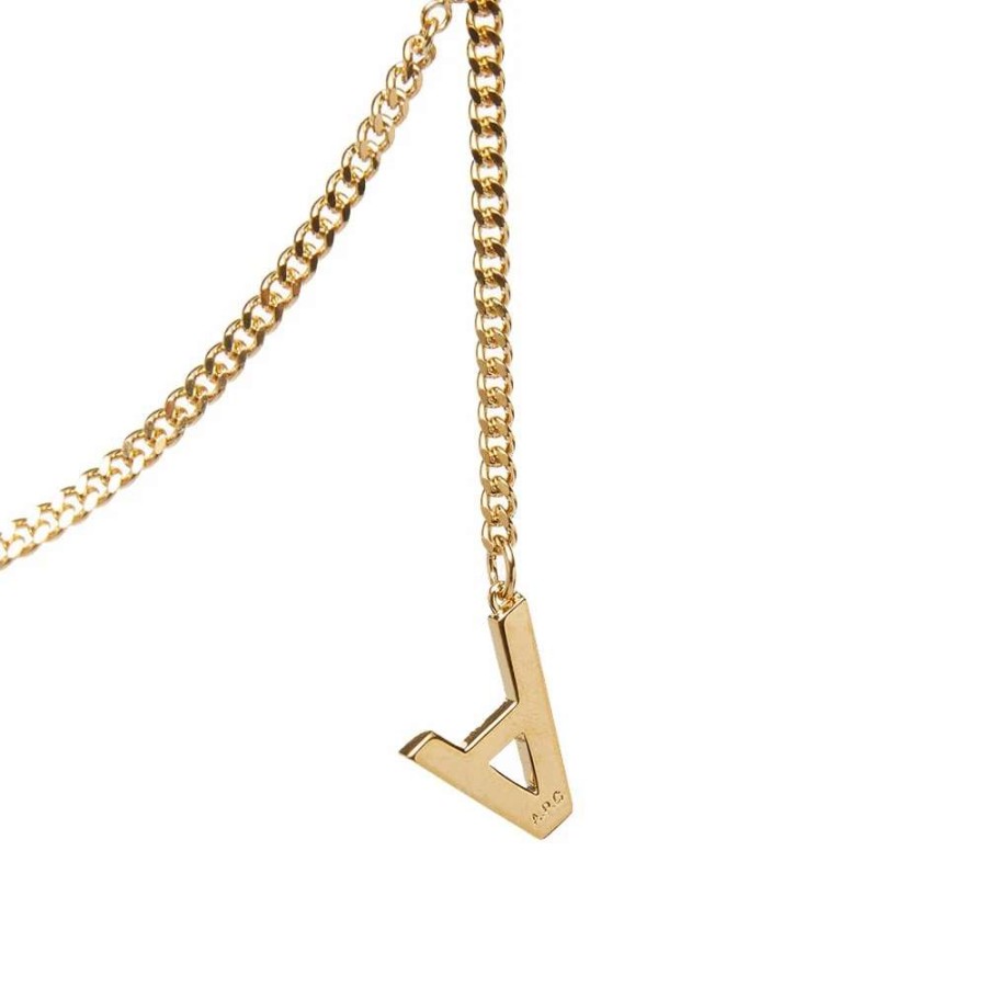 Accessories * | A.P.C. A Logo Necklace