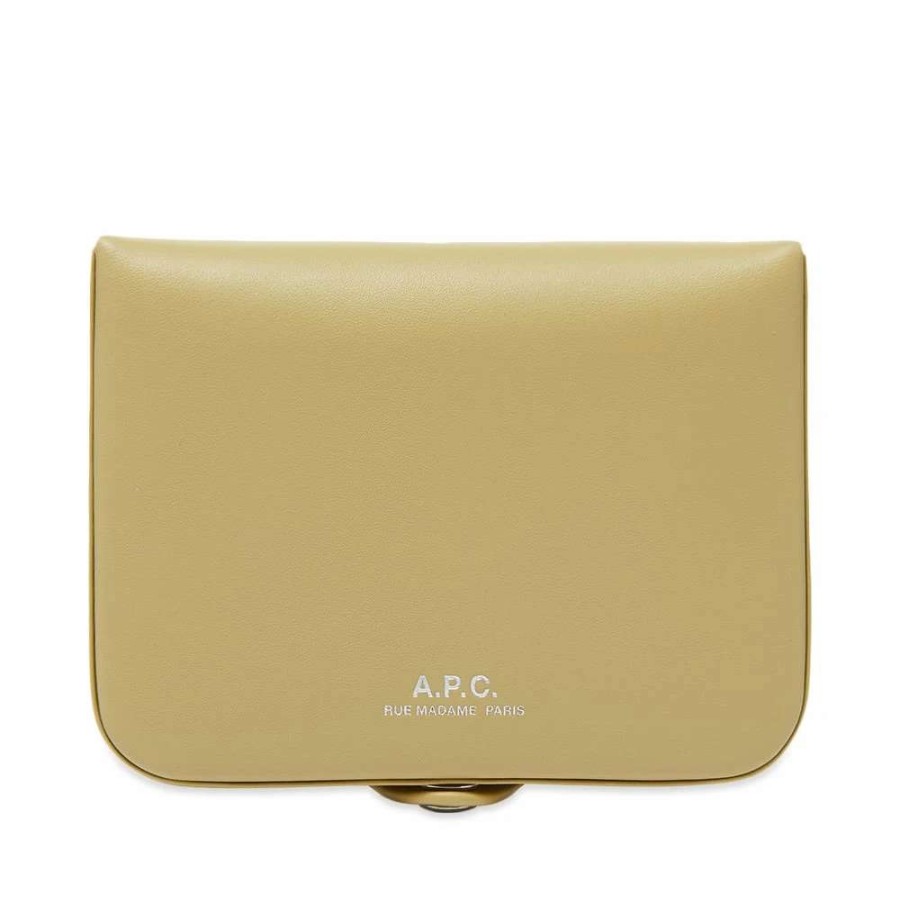 Accessories * | A.P.C. Josh Smooth Leather Coin Case