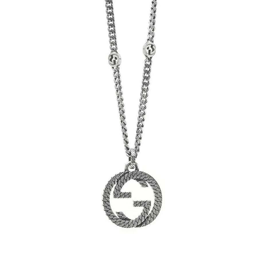 Accessories * | Gucci Jewellery Gucci Gucci Interlocking G Pendant Necklace