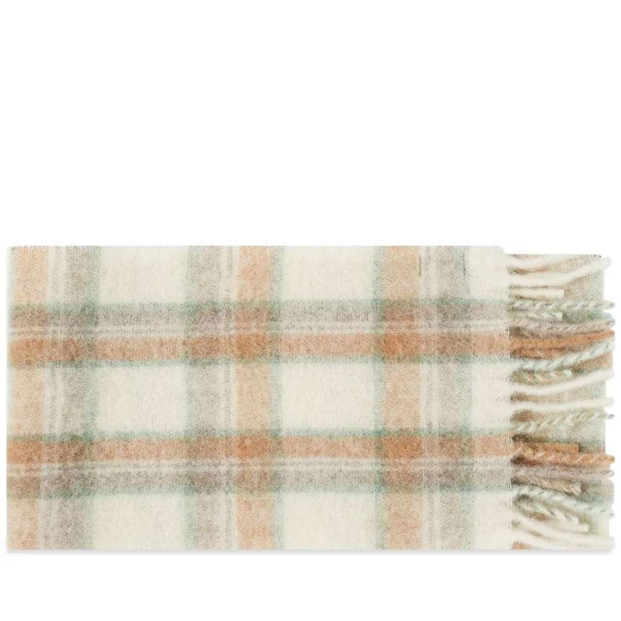 Accessories * | A.P.C. Elie Check Scarf