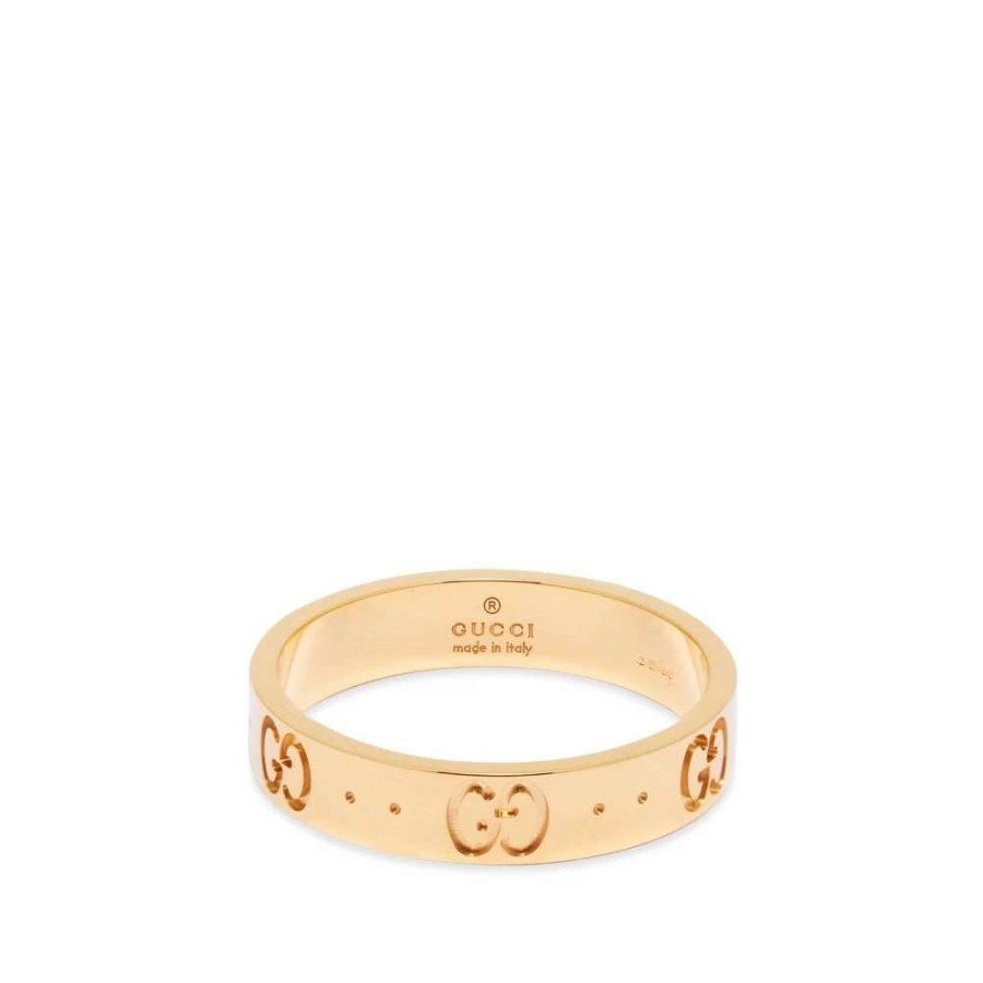 Accessories * | Gucci Jewellery Gucci Icon Thin Band Ring