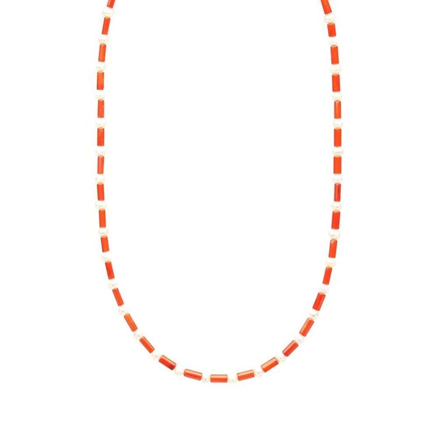 Accessories * | Timeless Pearly Multi Beaded Necklace