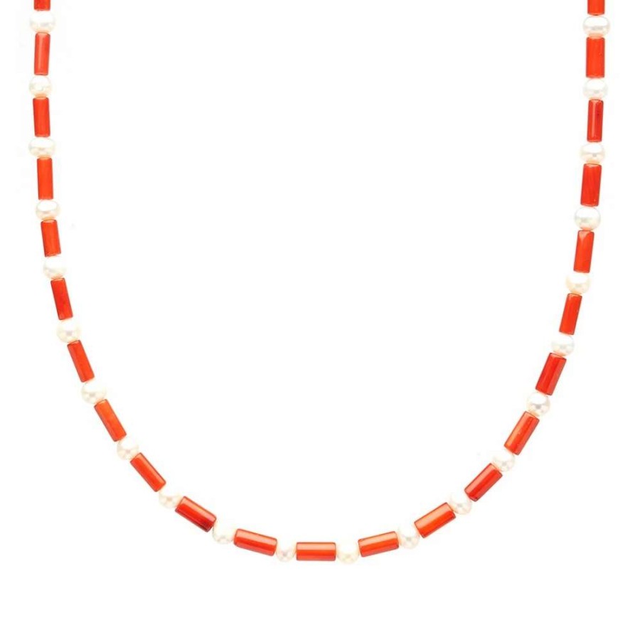 Accessories * | Timeless Pearly Multi Beaded Necklace