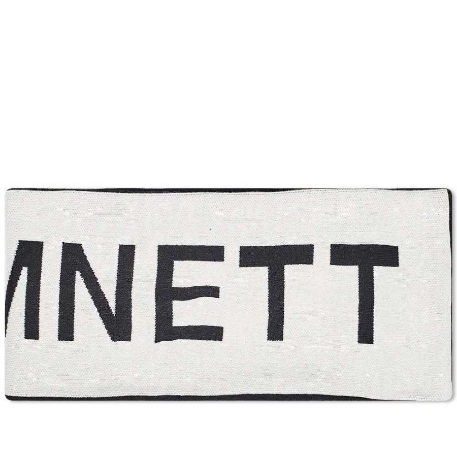 Accessories * | Neighborhood X Katherine Hamnett Logo Scarf