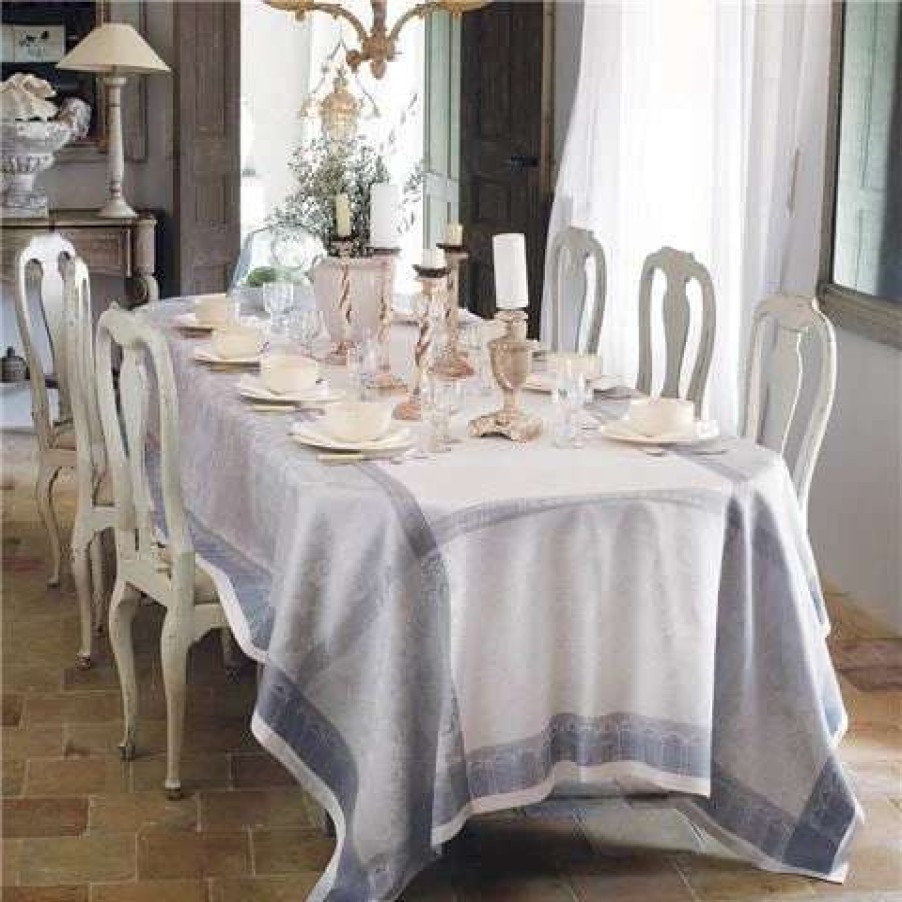 Table Accessories * | Garnier-Thiebaut Symphonie Nuage Tablecloth 174X174Cm