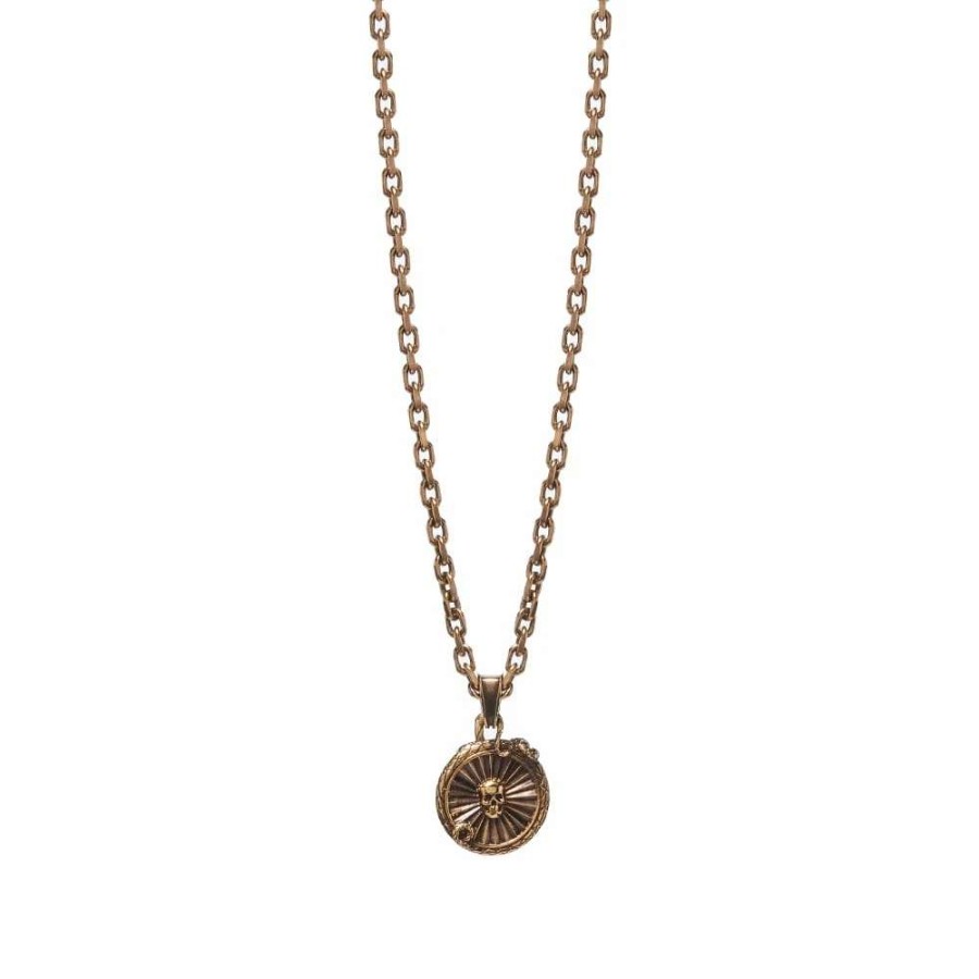 Accessories * | Alexander Mcqueen Snake Coin Necklace