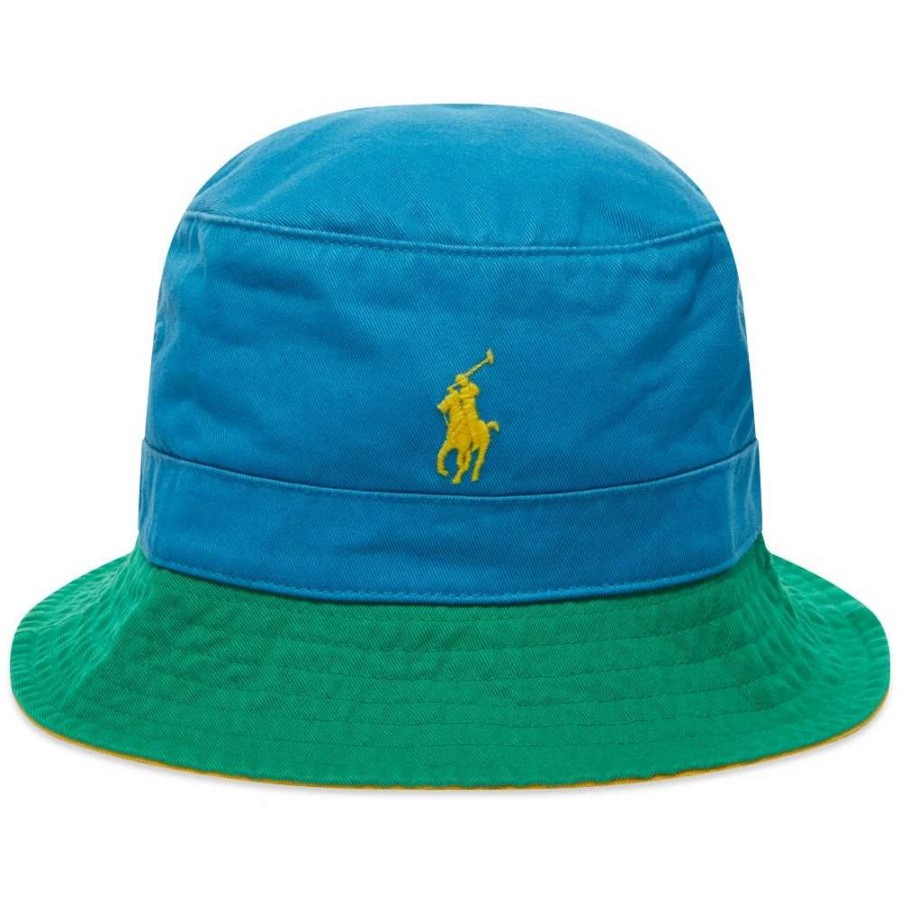 Accessories * | Polo Ralph Lauren Panelled Bucket Hat