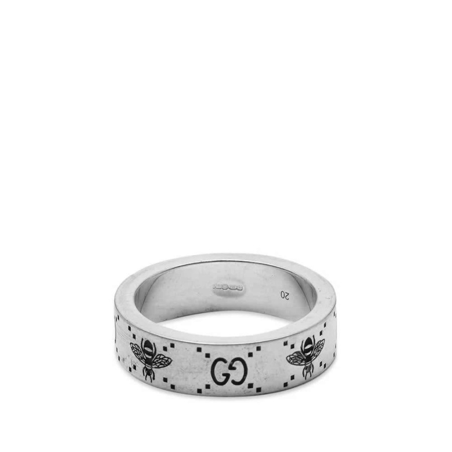 Accessories * | Gucci Jewellery Bee Motif Ring M