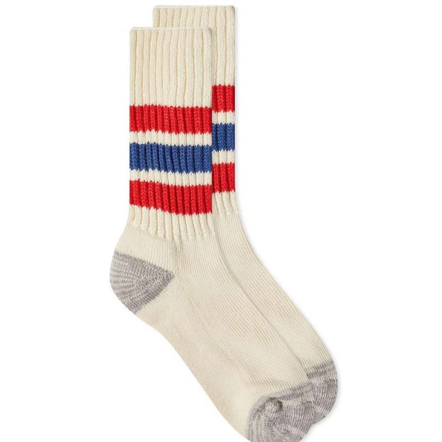 Accessories * | Rototo Coarse Ribbed Old School Crew Sock