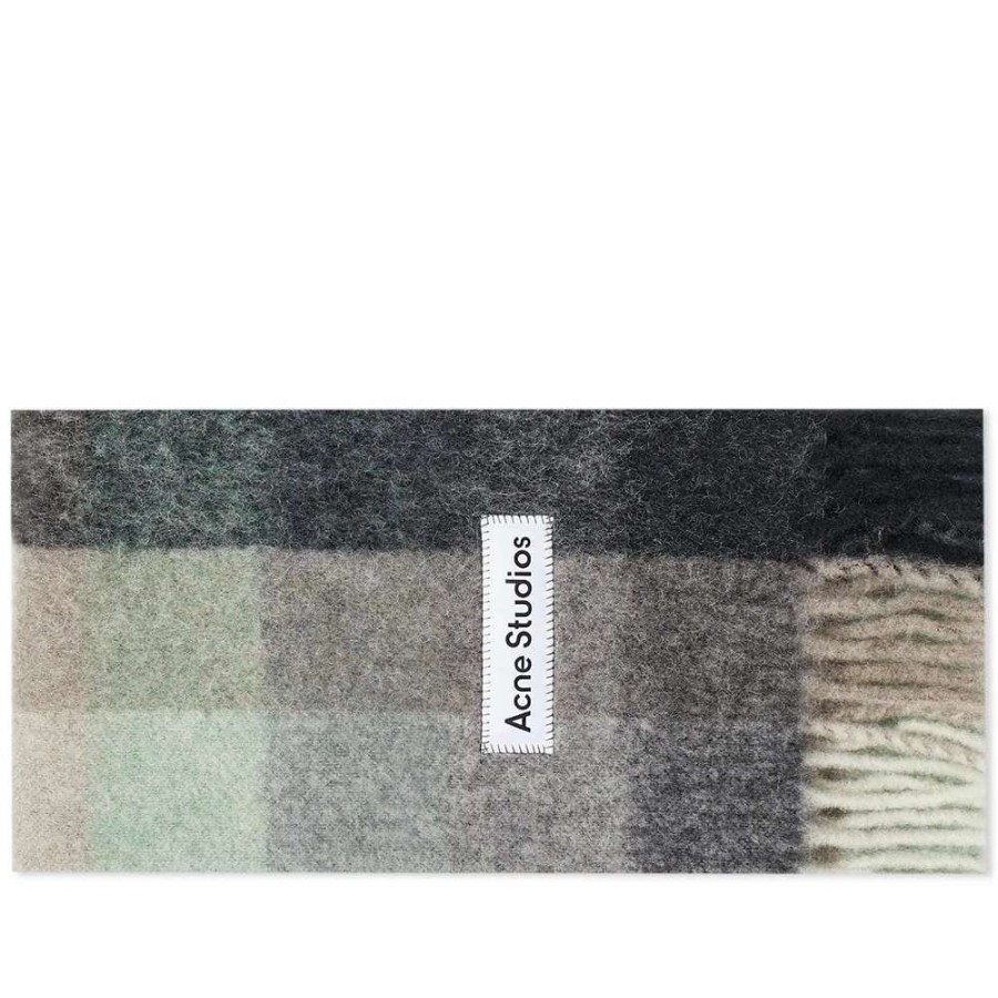 Accessories * | Acne Studios Vally Check Scarf