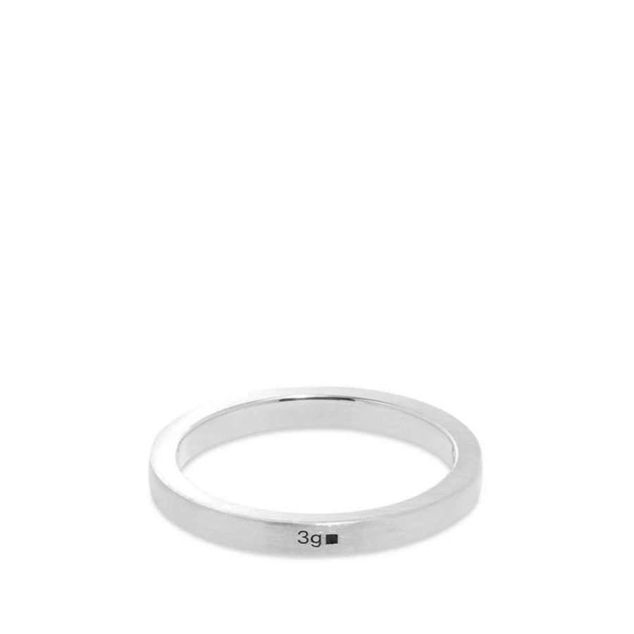 Accessories * | Le Gramme Brushed Ribbon Ring