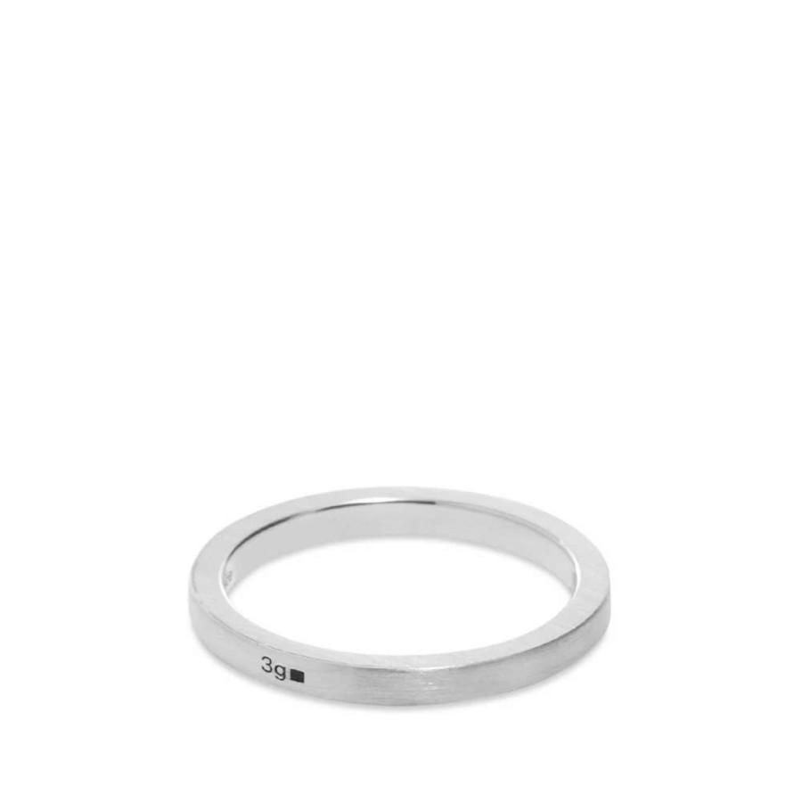 Accessories * | Le Gramme Brushed Ribbon Ring