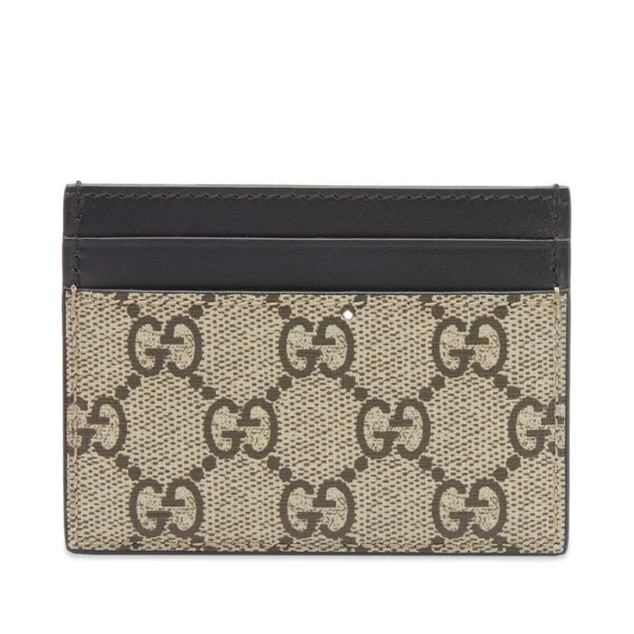 Accessories * | Gucci Gg Supreme Snake Card Holder