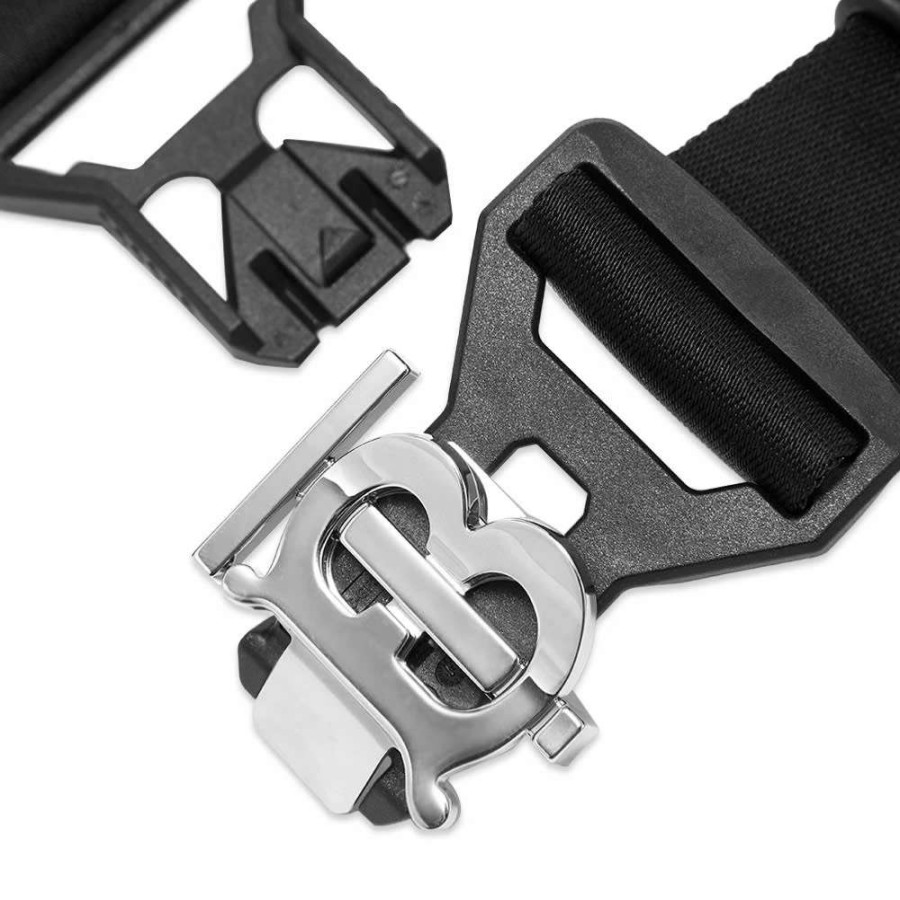 Accessories * | Burberry Tb Logo Sports Clip Belt