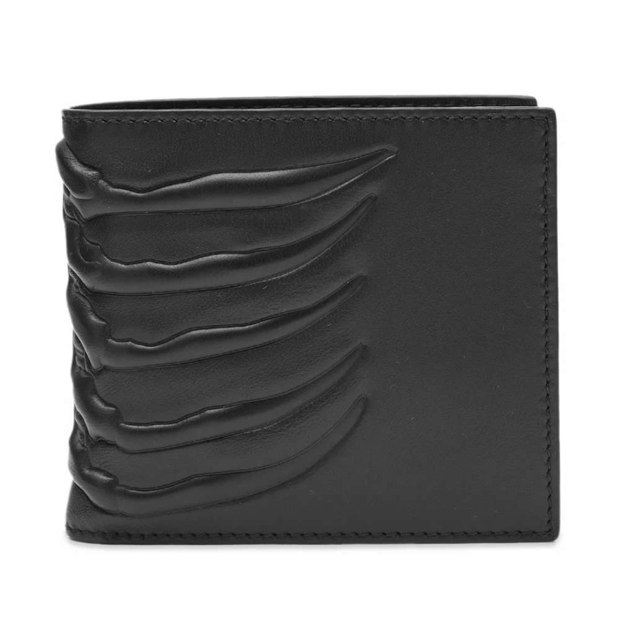 Accessories * | Alexander Mcqueen Croc Embossed Skull Card Holder